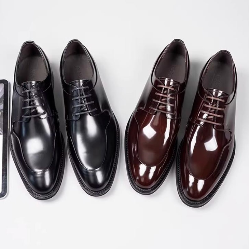 Men Formal Wear Top - Chaussures en cuir de vachette avec