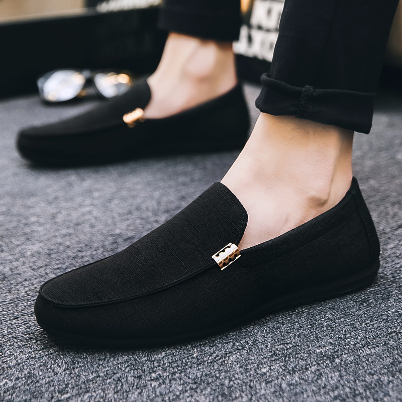 Men Formal Wear Fashion - Hommes chaussures décontractées toile sans lacet
