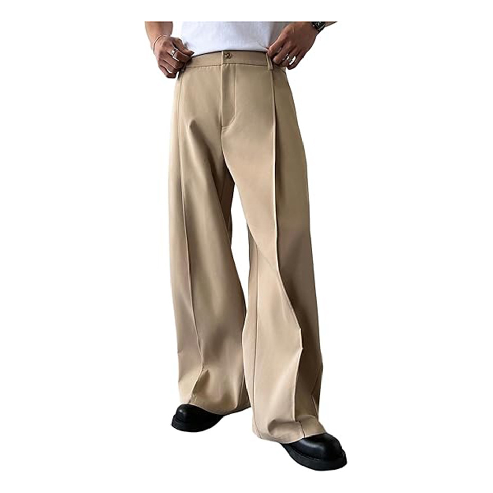 Men'S Formal Attire - Pantalon de Costume Homme Couleur Unie