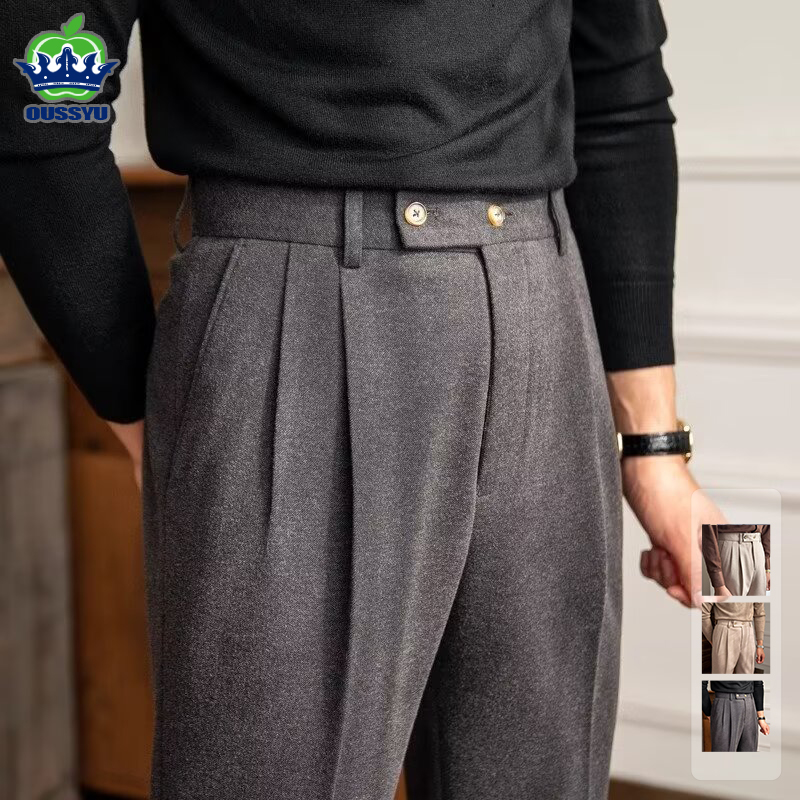 Men'S Formal Attire - Pantalon de costume classique de Style