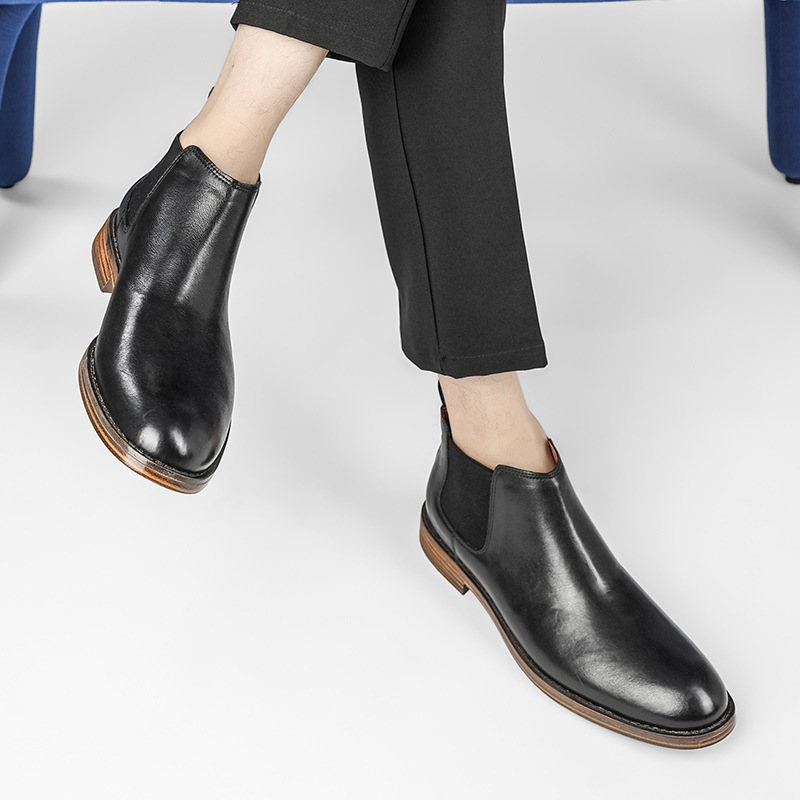 Men Formal Wear Top - Hommes d'affaires mode robe bottes en