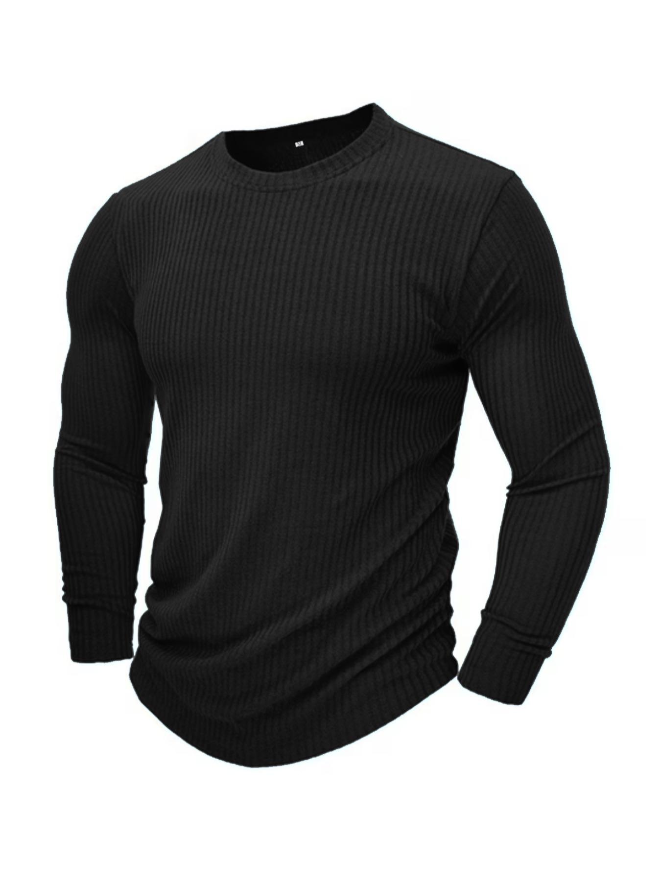 T-shirt en tricot à manches lo - Men Formal Wear Top avis et prix