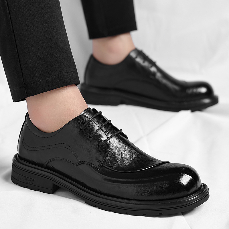 Chaussures habillées en cuir v - Men Formal Wear Fashion avis et prix