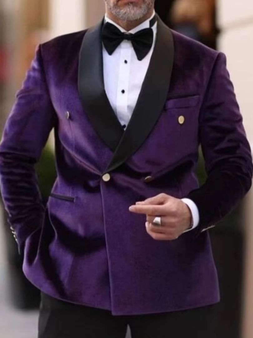 Costume de Mariage en Velours  - Men Formal Wear Top avis et prix