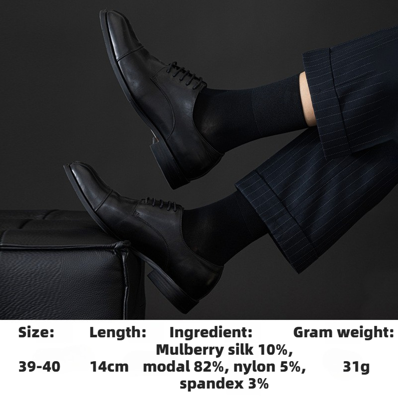 Chaussettes habillées en soie  - Men Formal Wear Top avis et prix