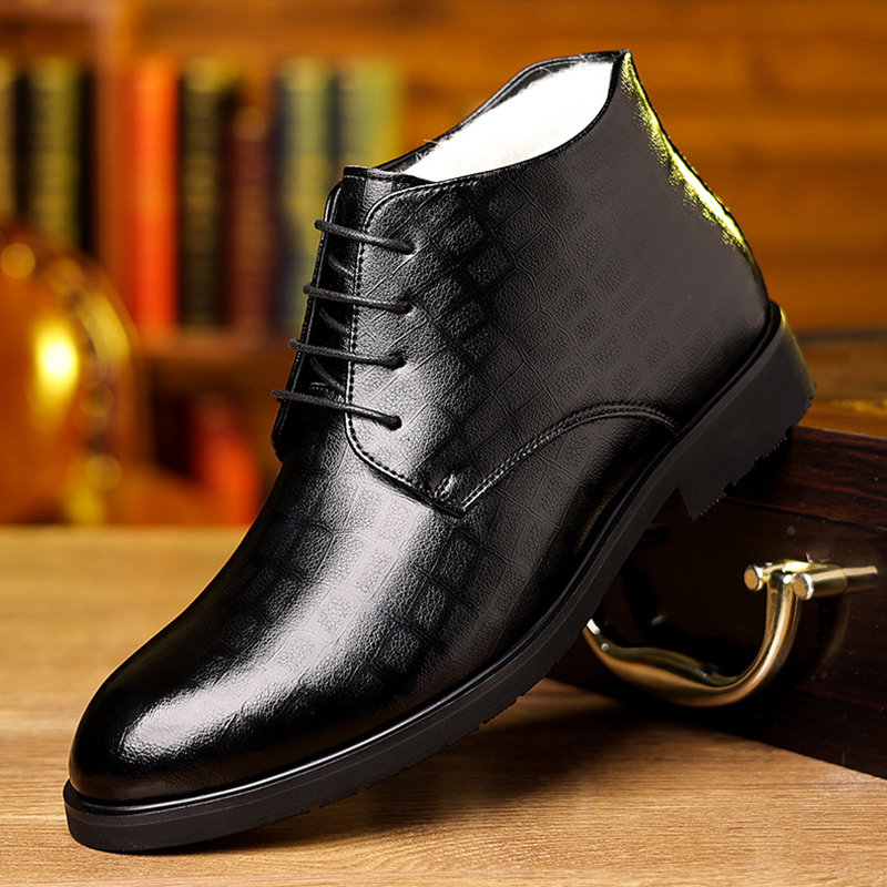 Bottes en cuir de style britan - Men Formal Wear Top avis et prix