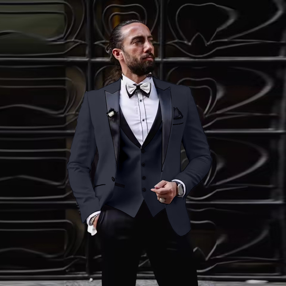 Costume de smoking 3 pièces po - Men'S Formal Dinner Wear avis et prix