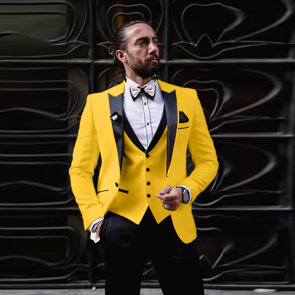 Costume de smoking 3 pièces po - Men'S Formal Dinner Wear avis et prix