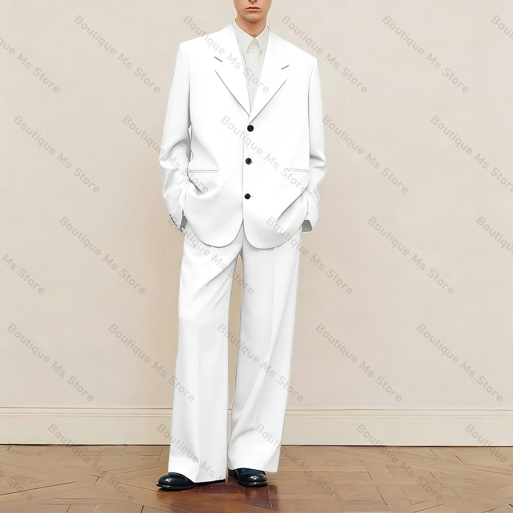 Ensemble de costume surdimensi - Men Formal Wear Fashion avis et prix