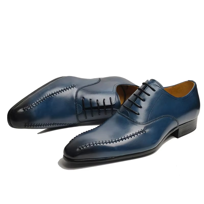 Chaussures habillées en cuir v - Men Formal Wear Fashion avis et prix