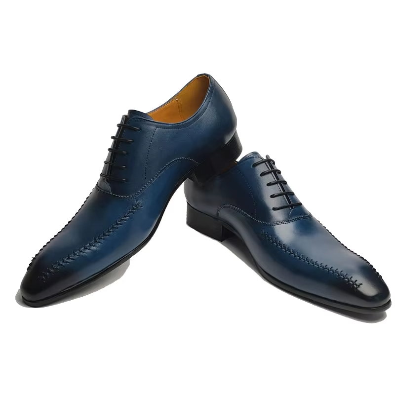 Chaussures habillées en cuir v - Men Formal Wear Fashion avis et prix