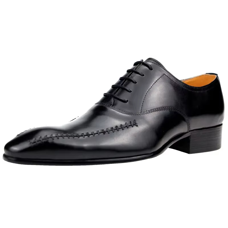 Chaussures habillées en cuir v - Men Formal Wear Fashion avis et prix
