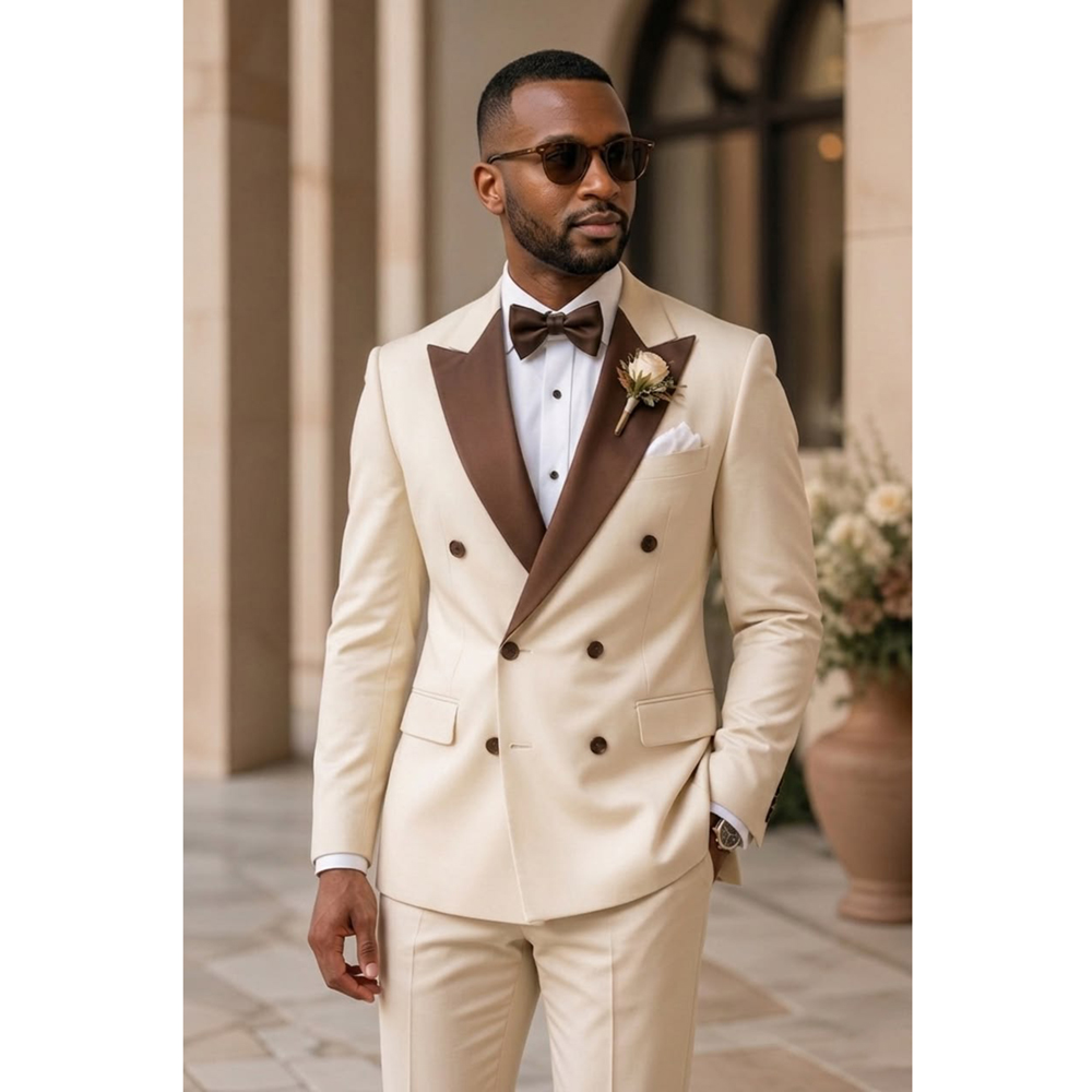 Costume de smoking croisé pour - Men Formal Wear Fashion avis et prix